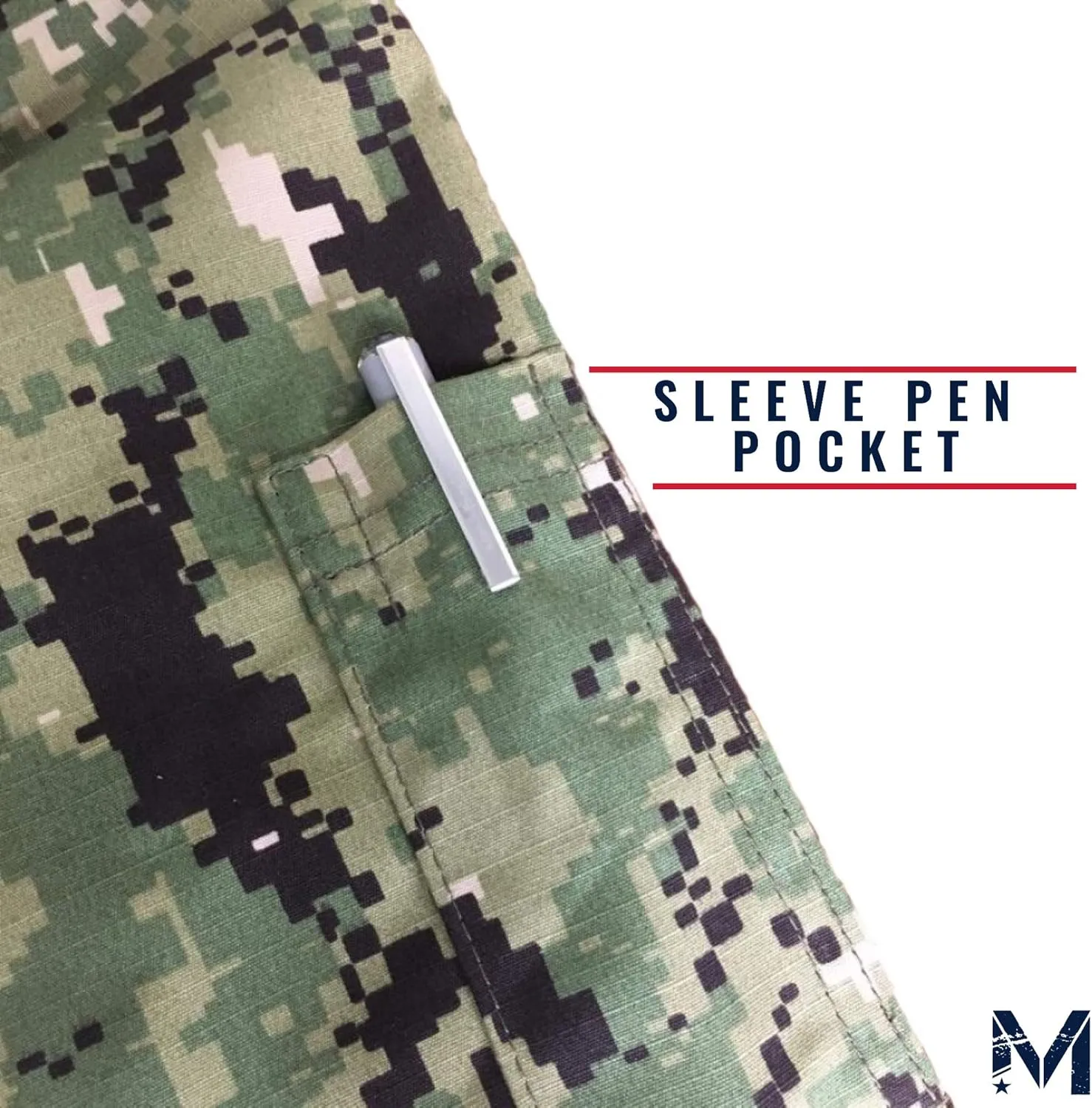Tactical Ripstop Scrubs Top - for Nurses, Military and EMS