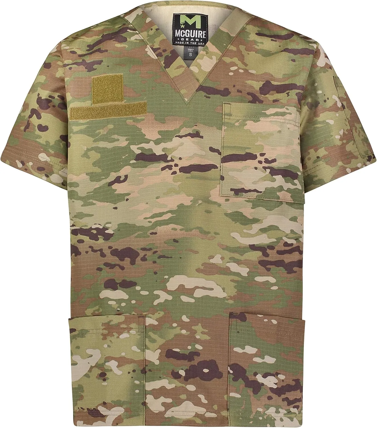 Tactical Ripstop Scrubs Top - for Nurses, Military and EMS