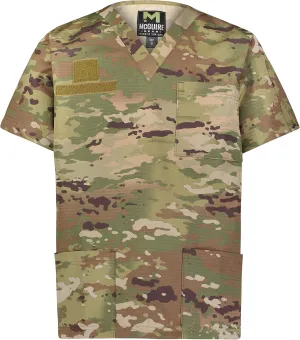 Tactical Ripstop Scrubs Top - for Nurses, Military and EMS