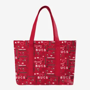 Tampa Bay Buccaneers Logo Love Tote Bag