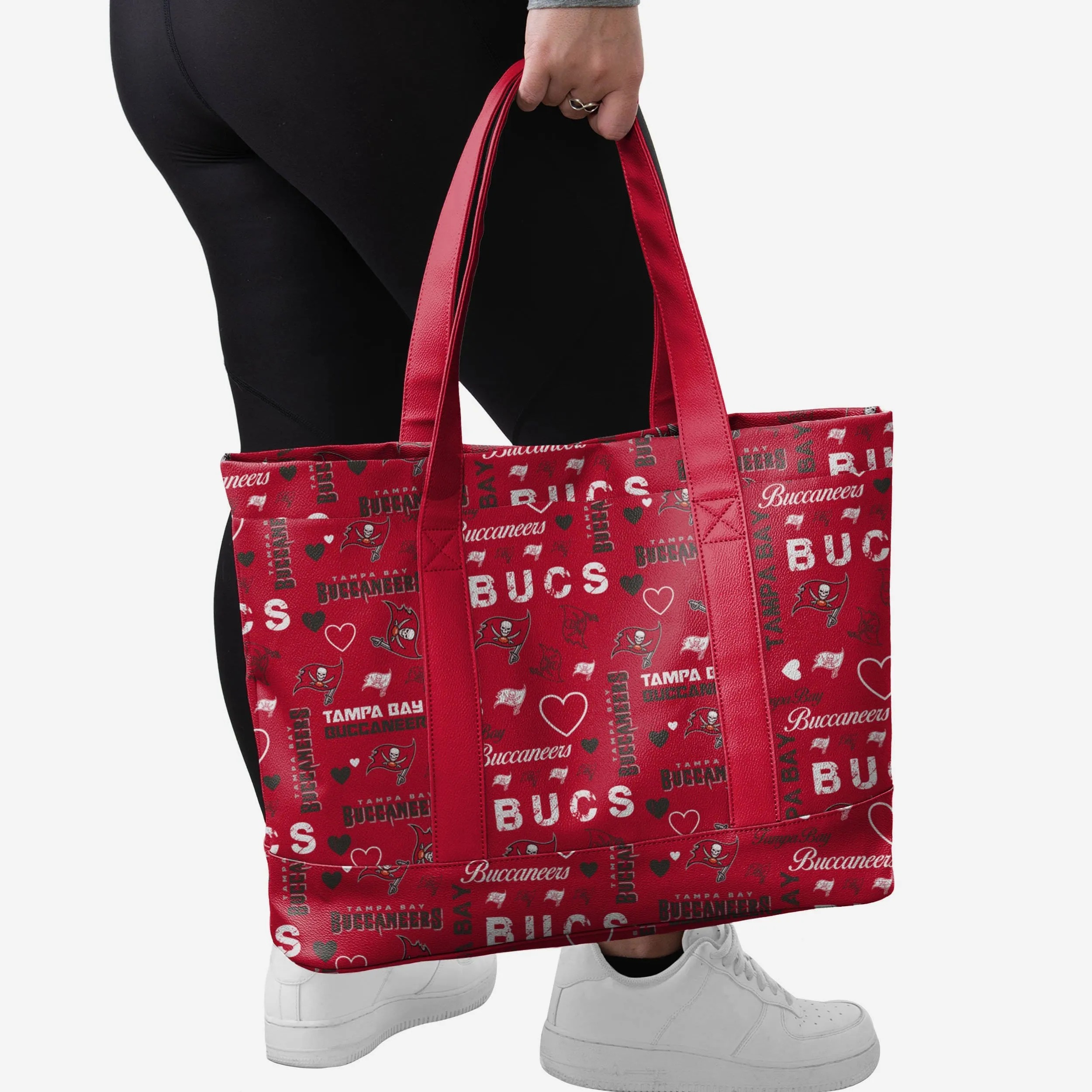 Tampa Bay Buccaneers Logo Love Tote Bag