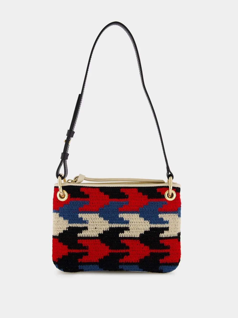 Tasca Arrow-Patterned Red Bag