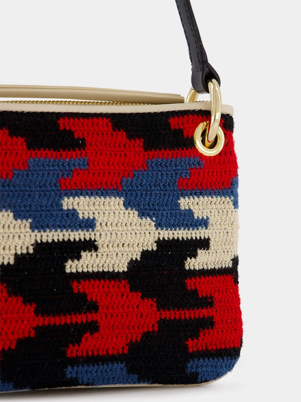 Tasca Arrow-Patterned Red Bag