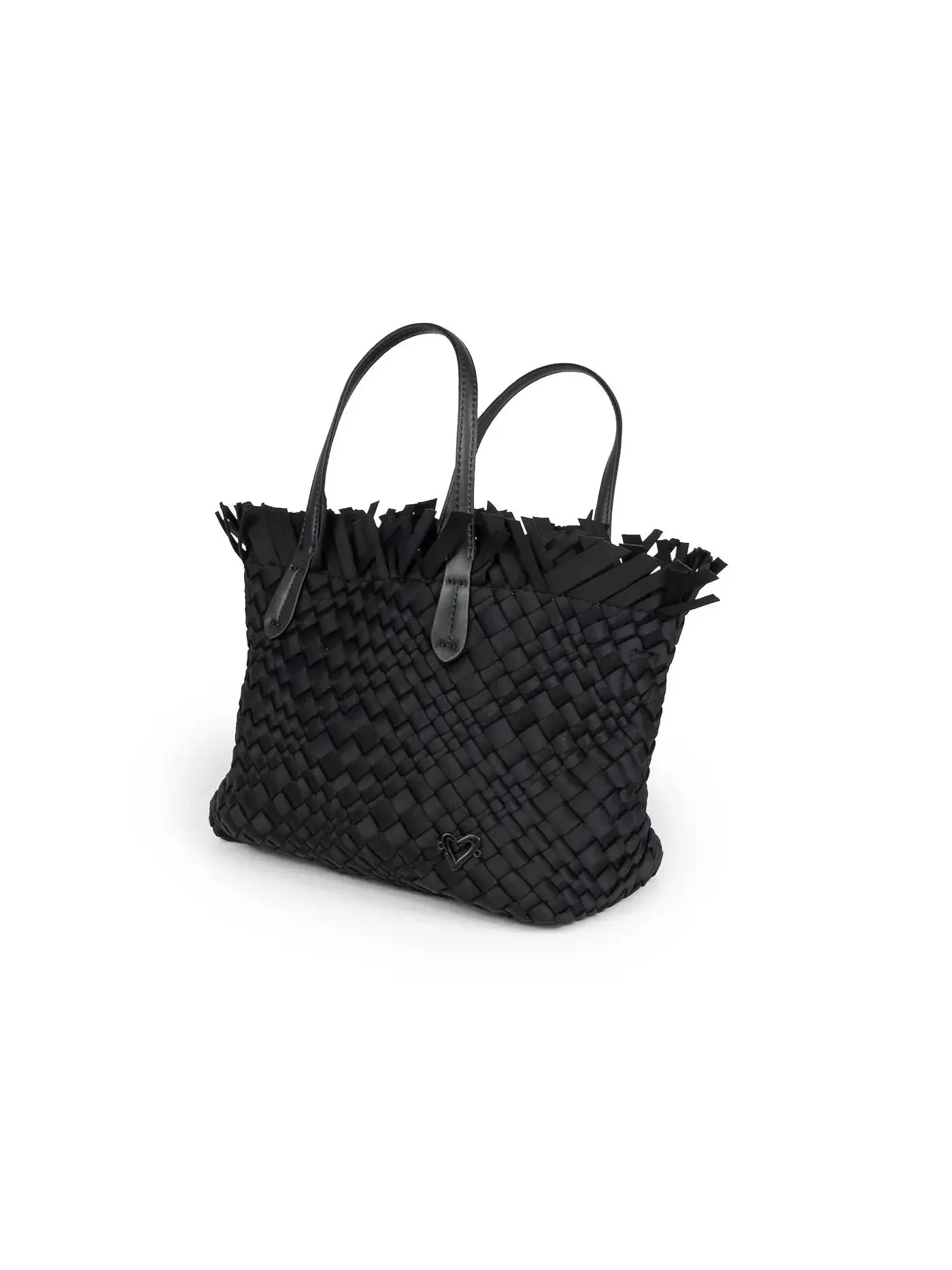Taunton Small Fringe Top Woven Tote