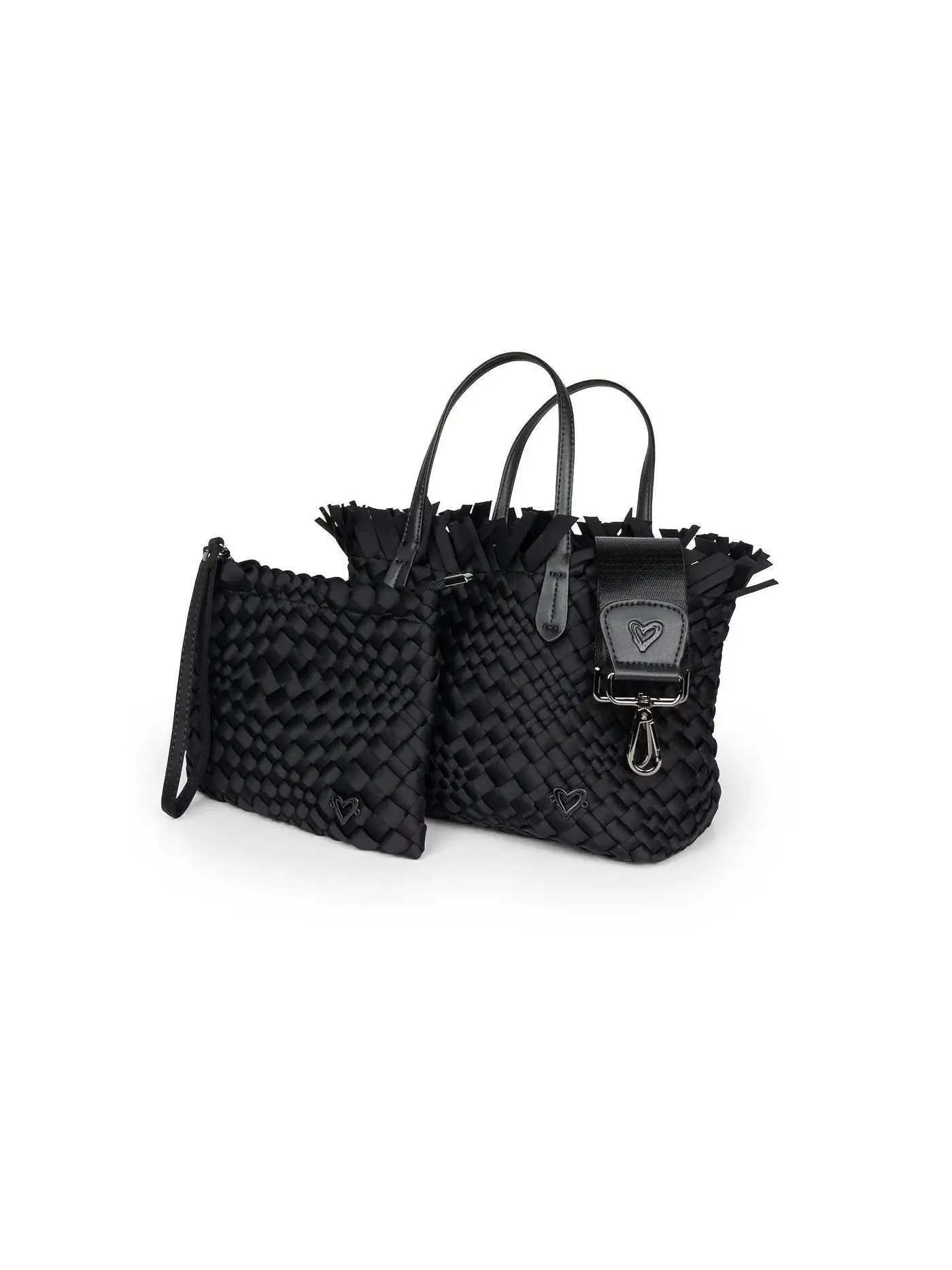 Taunton Small Fringe Top Woven Tote