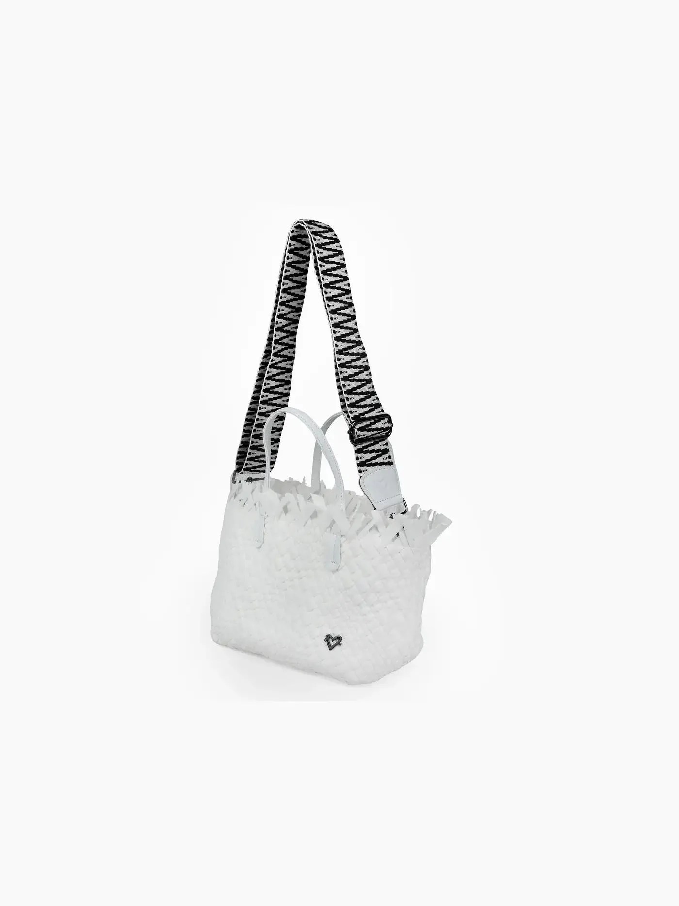 Taunton Small Fringe Top Woven Tote