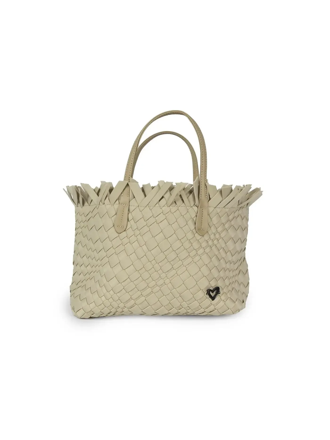 Taunton Small Fringe Top Woven Tote