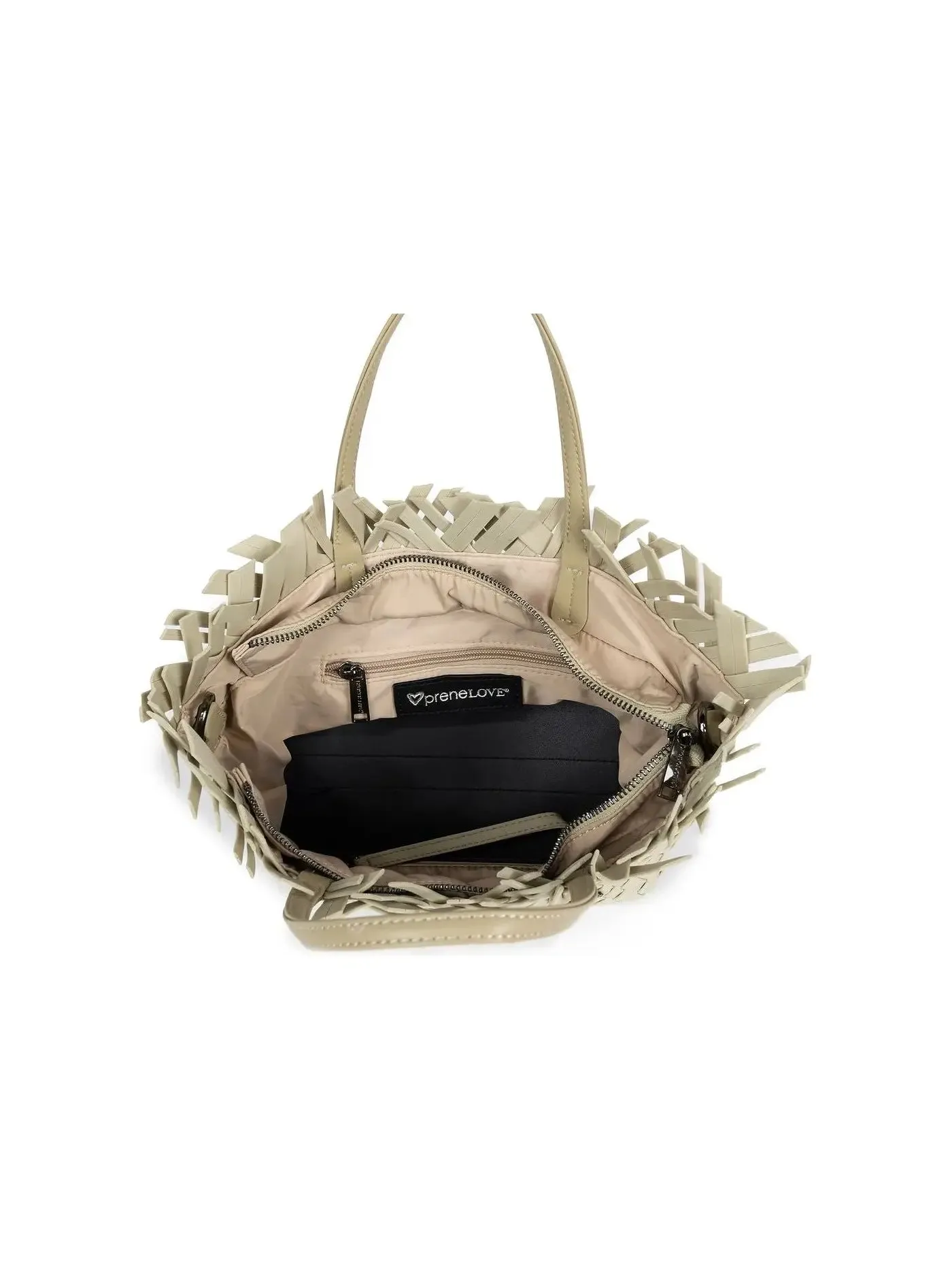 Taunton Small Fringe Top Woven Tote