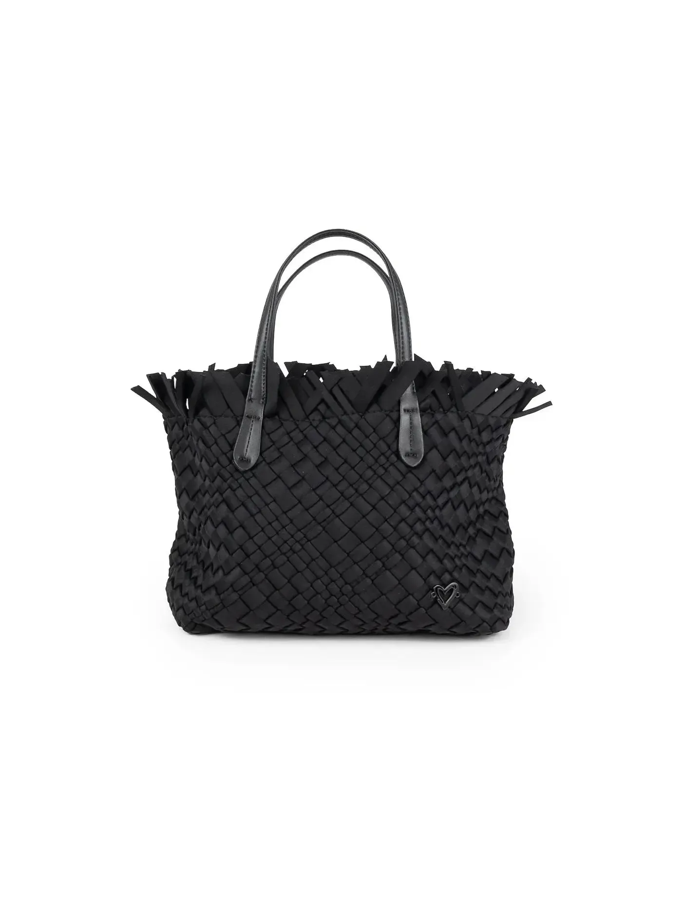 Taunton Small Fringe Top Woven Tote