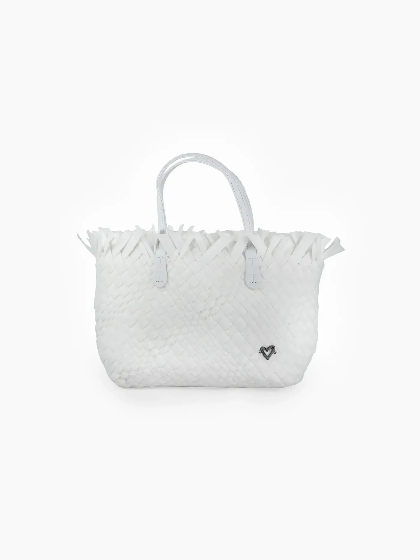 Taunton Small Fringe Top Woven Tote