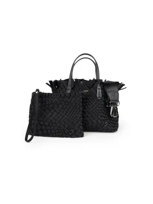 Taunton Small Fringe Top Woven Tote