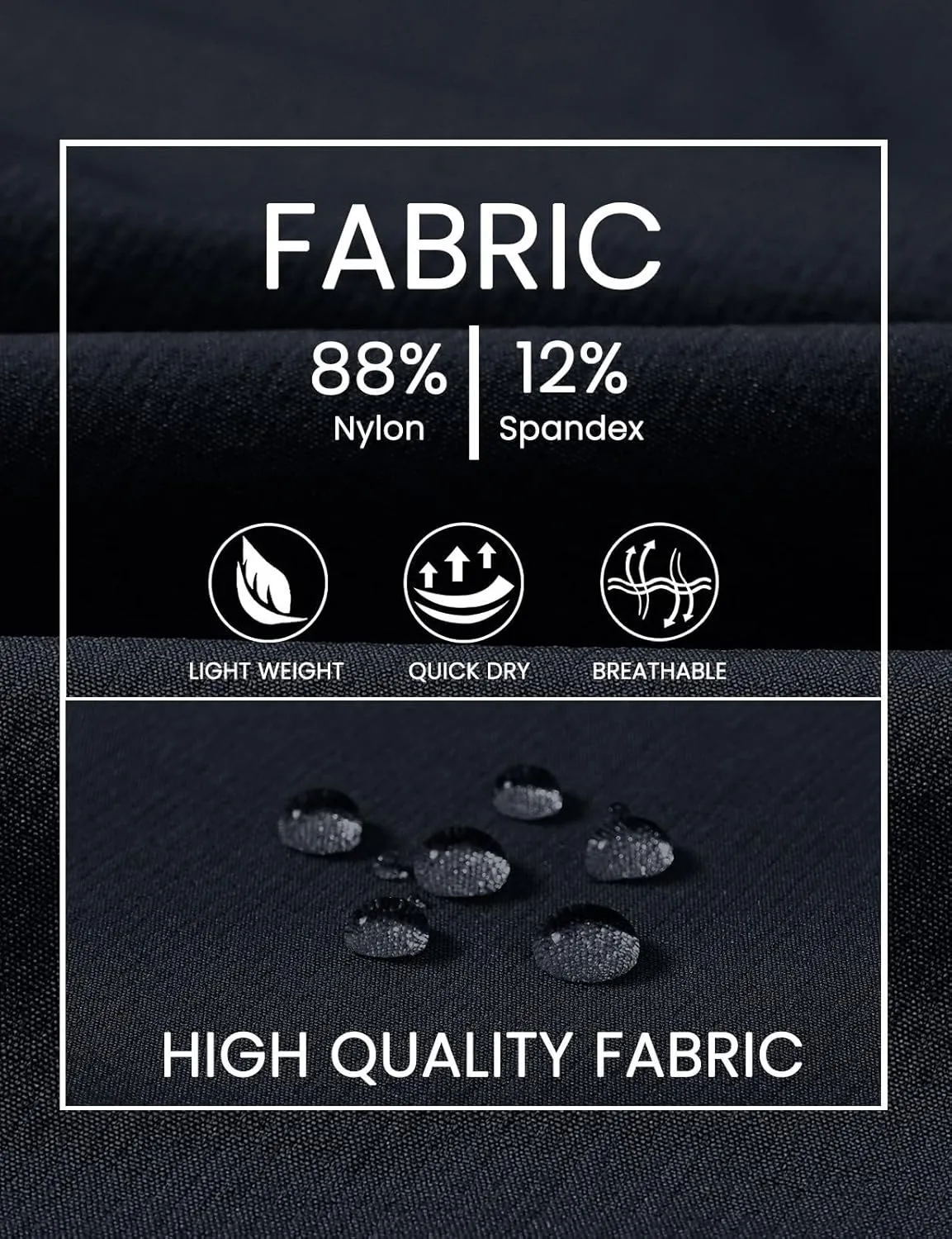 TBMPOY Men's Golf Shorts 9" Lightweight Quick Dry Hiking Cargo Shorts Casual Travel Outdoor with 4 Pockets