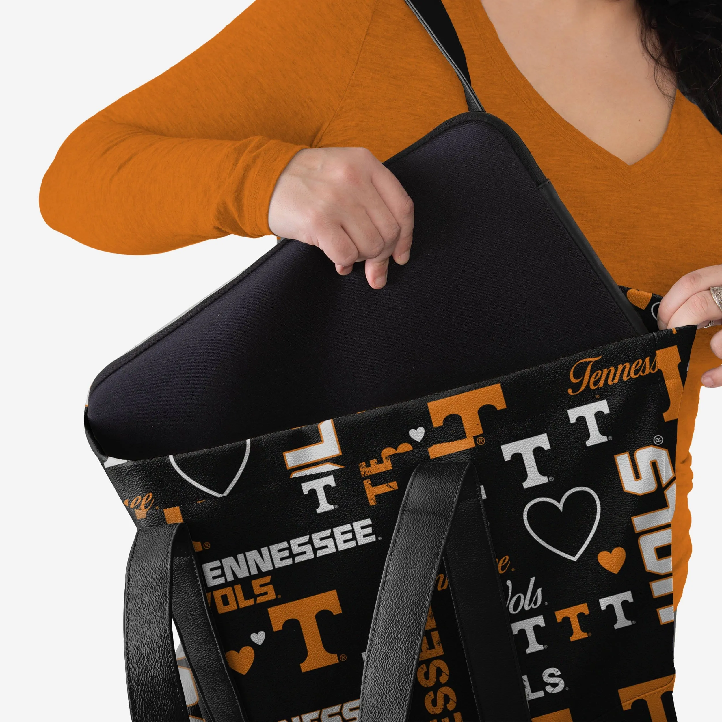 Tennessee Volunteers Logo Love Tote Bag