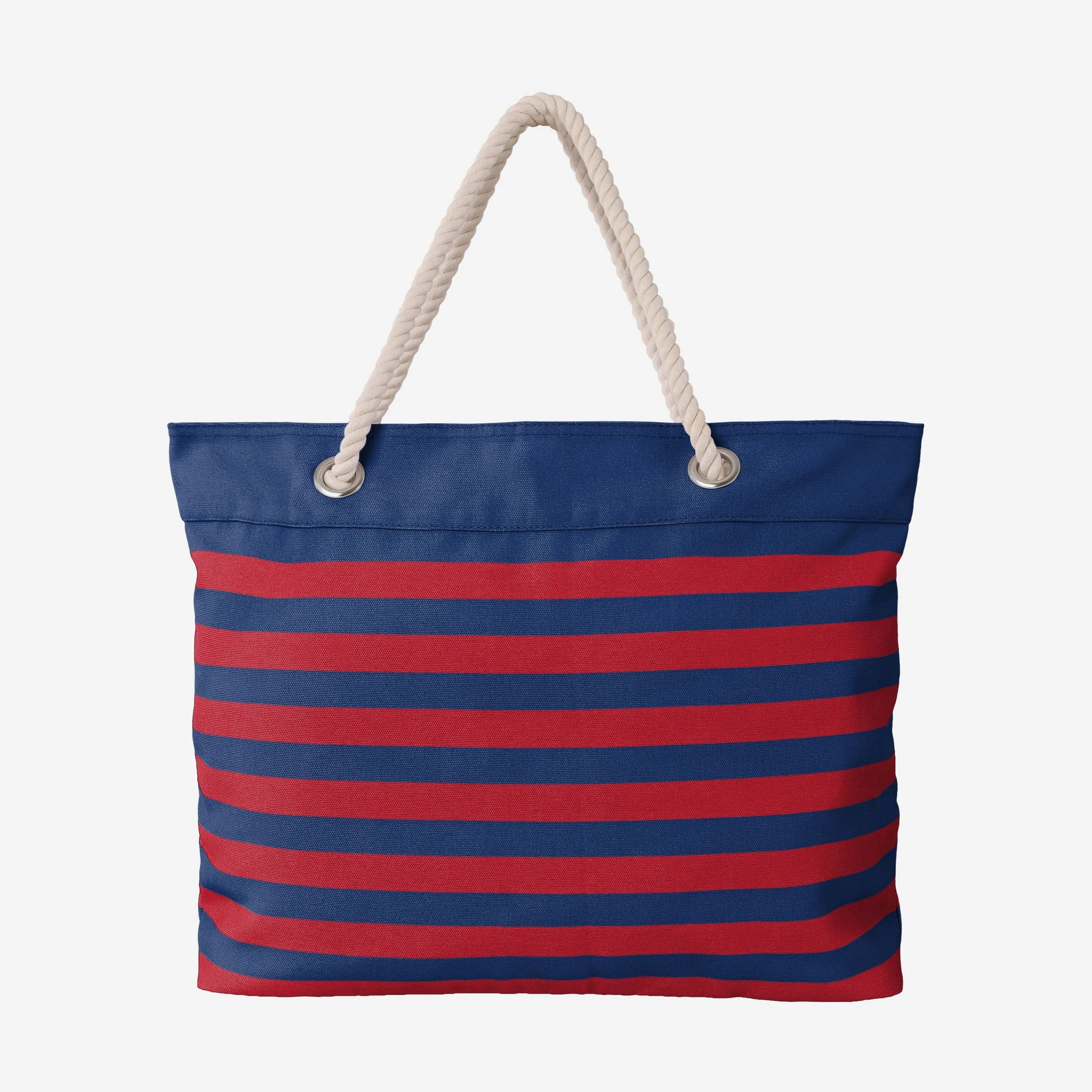 Texas Rangers Nautical Stripe Tote Bag