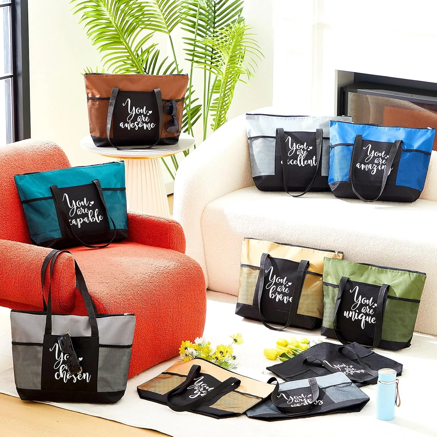Thank You Tote Bags Bulk Employee Appreciation Gifts for Women Nurse Teacher Team Group
