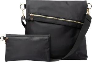 The Flora Smell-Proof Crossbody Nylon Purse w Removable Pouch - Flower-friendly bag w Sealed Zippers and Pockets for secrets