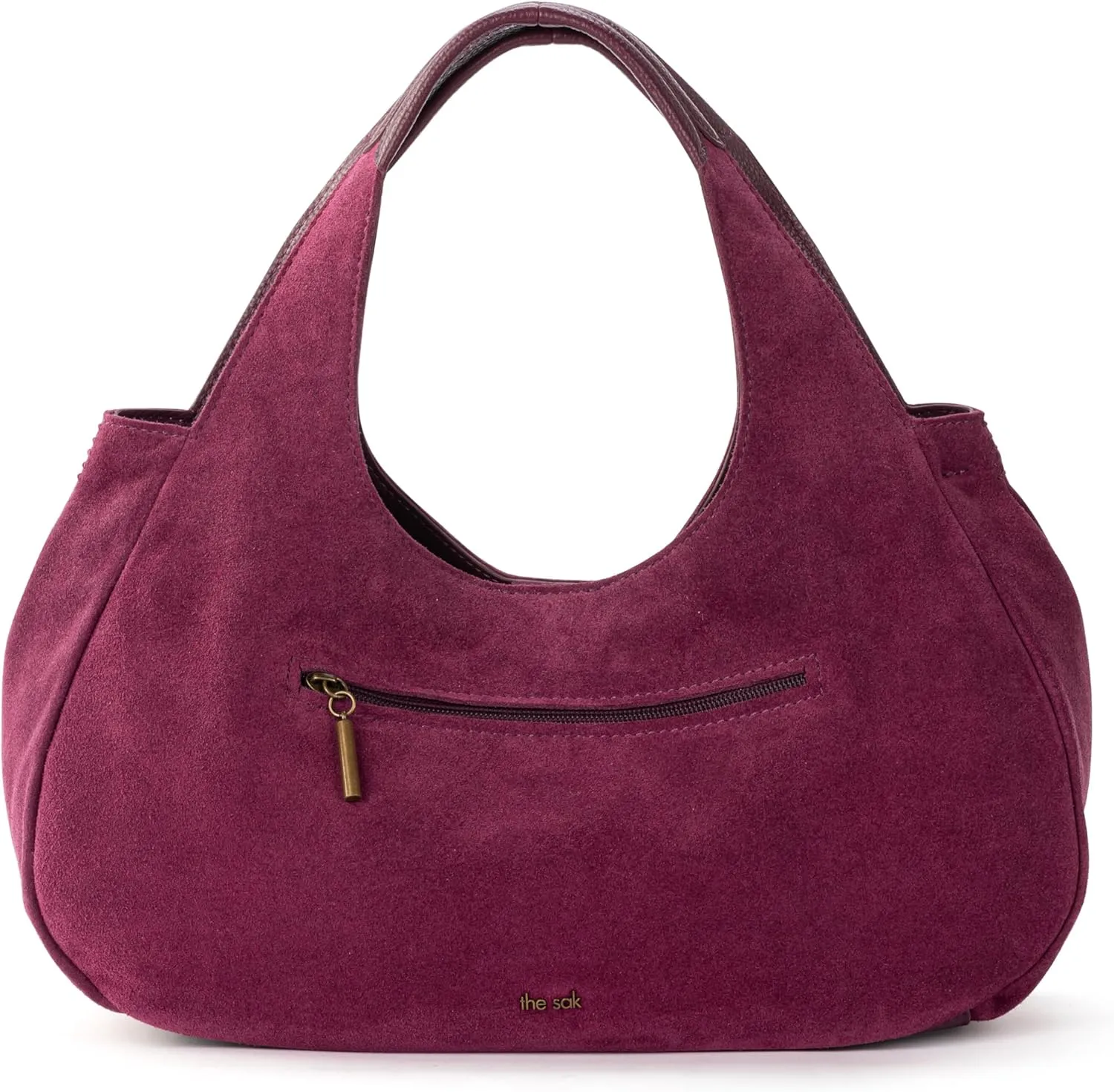 The Sak Rylan Medium Satchel in Leather, Double Handles & Removable Crossbody Strap