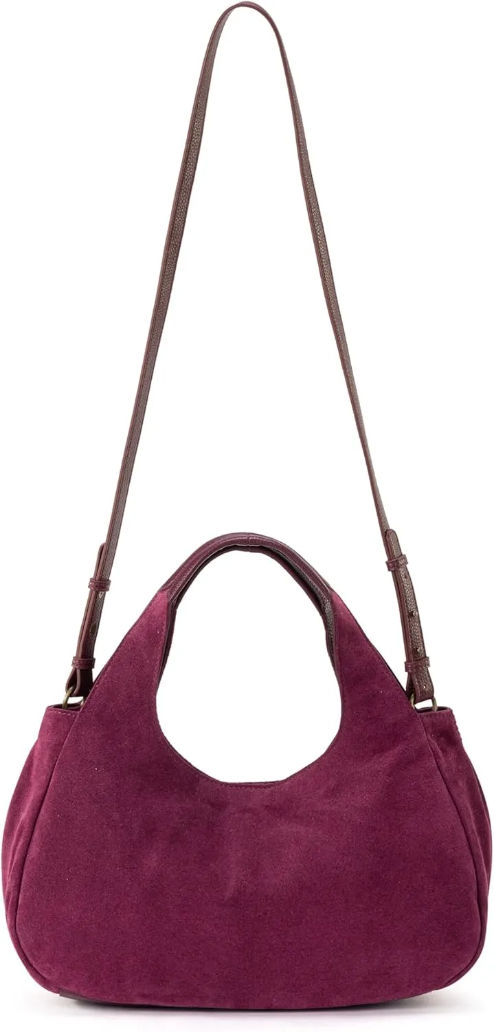 The Sak Rylan Medium Satchel in Leather, Double Handles & Removable Crossbody Strap