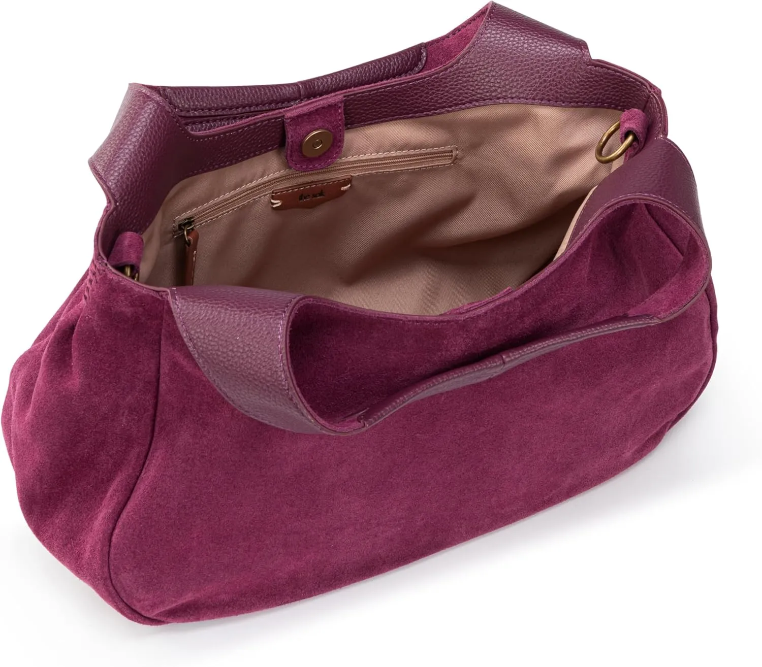 The Sak Rylan Medium Satchel in Leather, Double Handles & Removable Crossbody Strap
