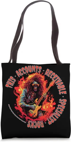 This Accounts Receivable Specialist Rocks Funny Musician Tote Bag
