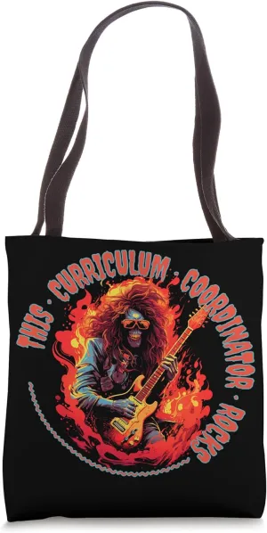 This Curriculum Coordinator Rocks Funny Musician Tote Bag