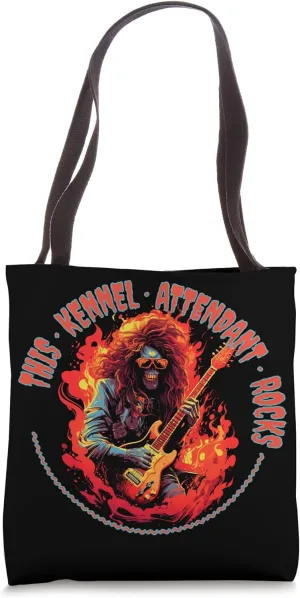 This Kennel Attendant Rocks Funny Musician Tote Bag