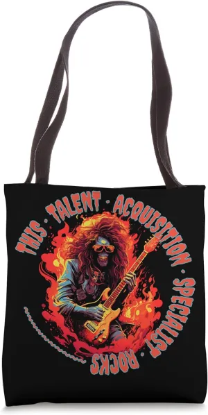 This Talent Acquisition Specialist Rocks Funny Musician Tote Bag