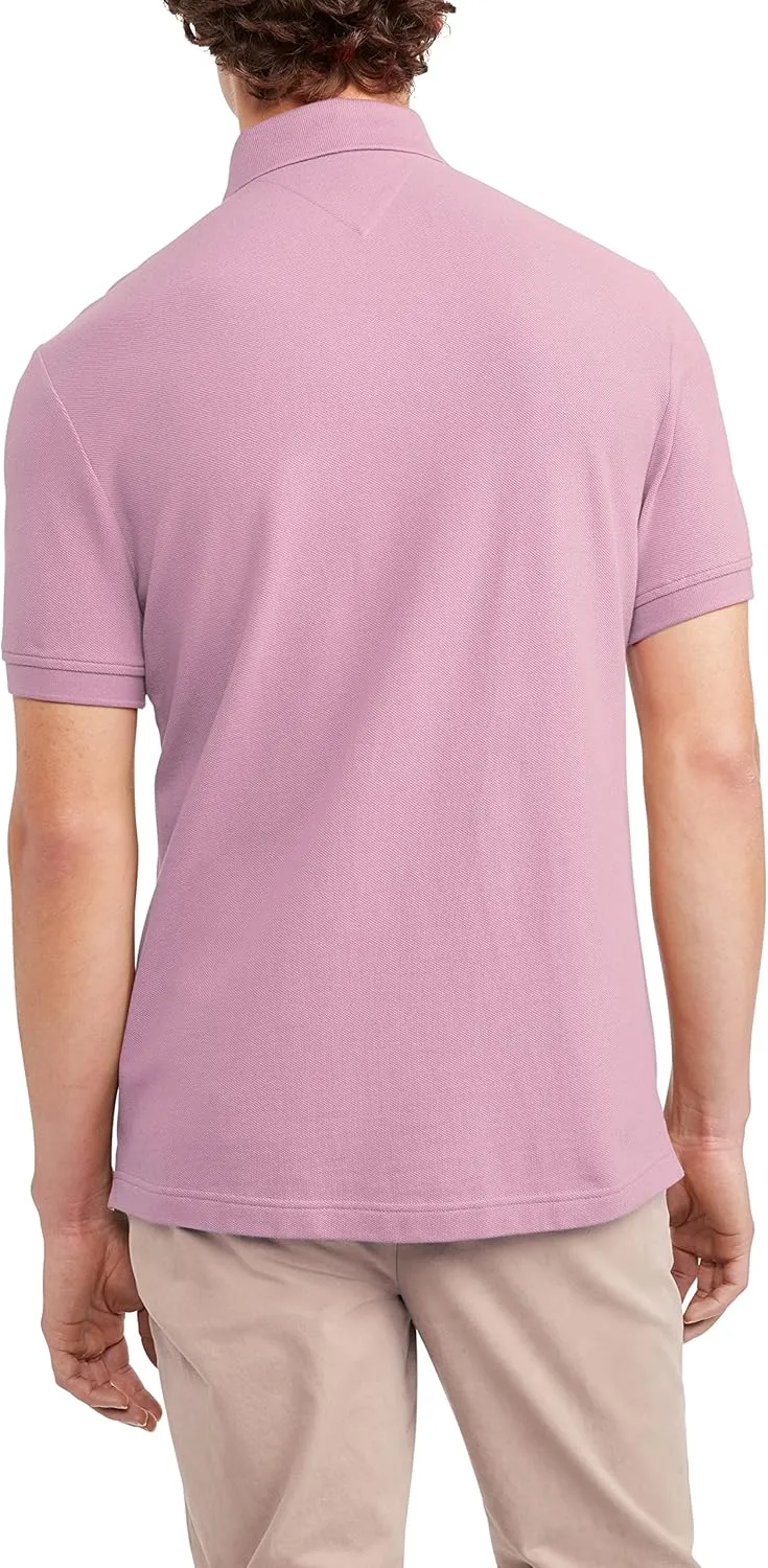 Tommy Hilfiger Men's Short Sleeve Cotton Pique Polo Shirt in Regular Fit