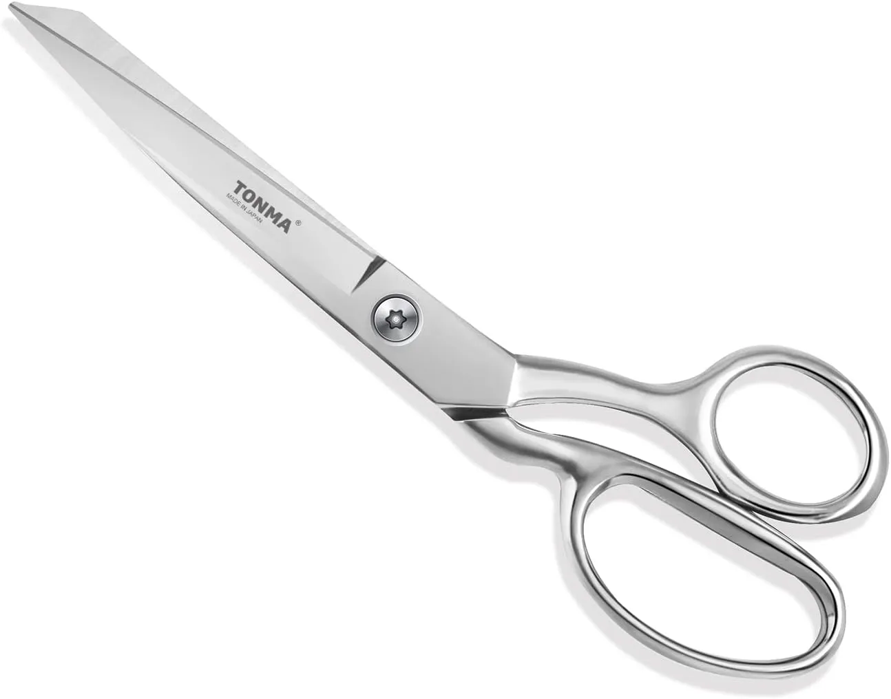 TONMA Sewing Scissors [Made in Japan] 9 Inch Professional Fabric Scissors, Industrial Japanese Solid Stainless Steel Dressmaker Tailor Shears, Ideal for Cutting Cloth Denim Leather, Mirror Finish