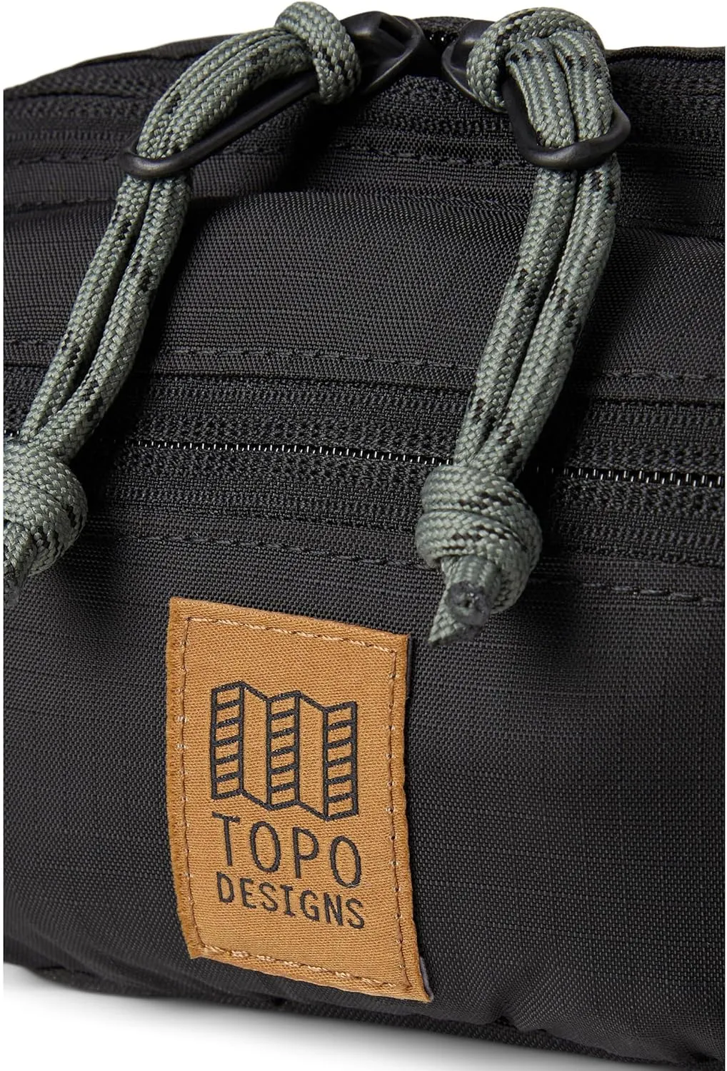 Topo Designs Mountain Waist Pack, Hip Bag, 100% Recycled Nylon Construction, 2L capacity, YKK Zips