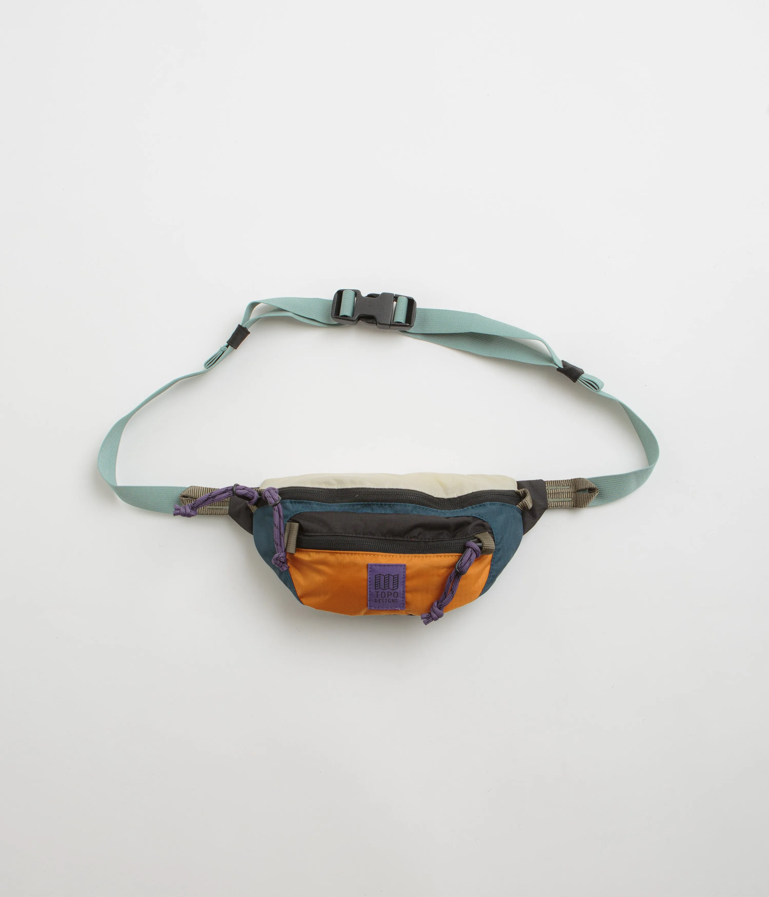 Topo Designs Mountain Waist Pack - Pond Blue / Spice