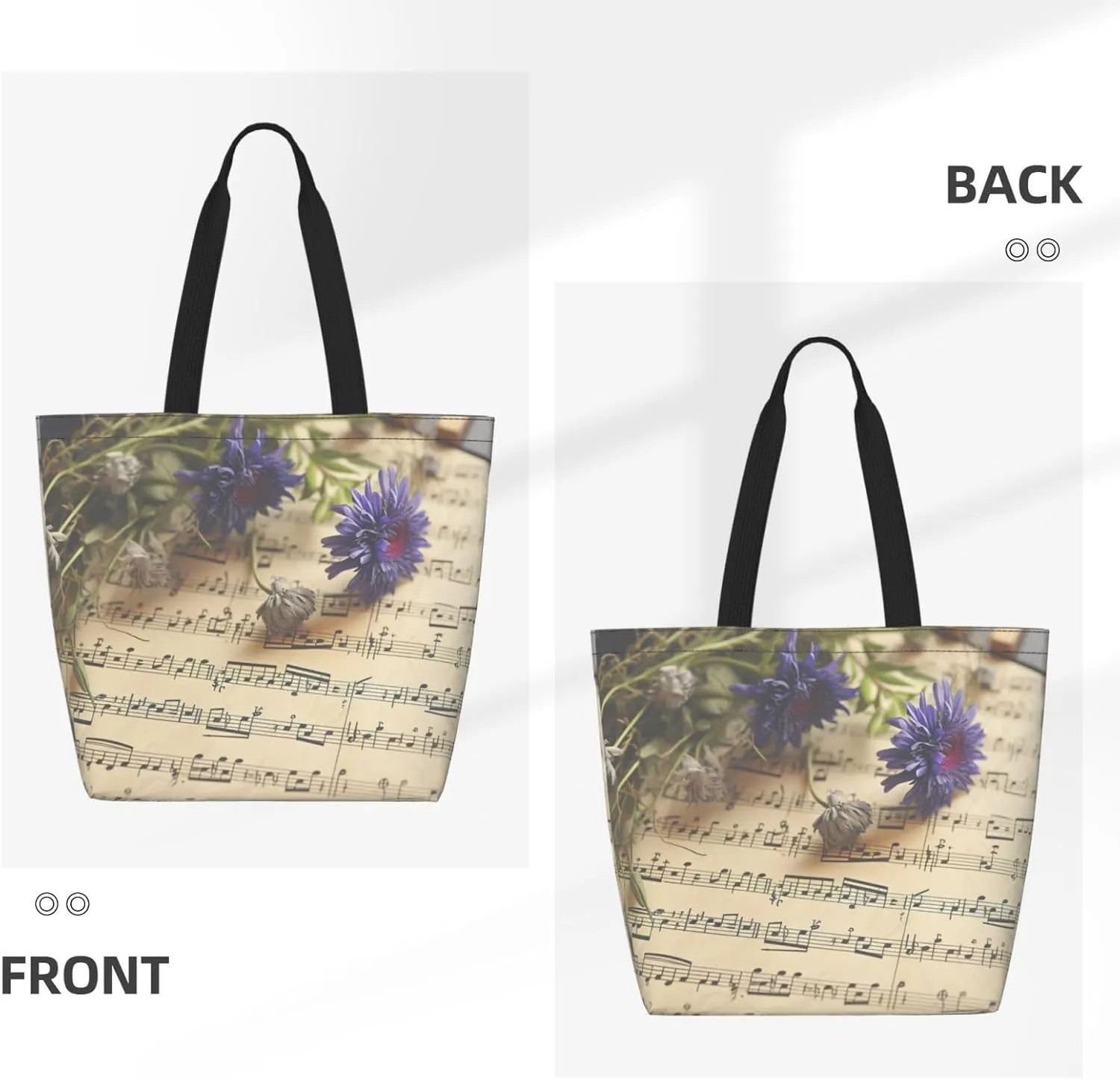 Tote Bag for Women Grocery Bag Reusable Shopping Bag Paint colors Handbag Foldable Shoulder Bag