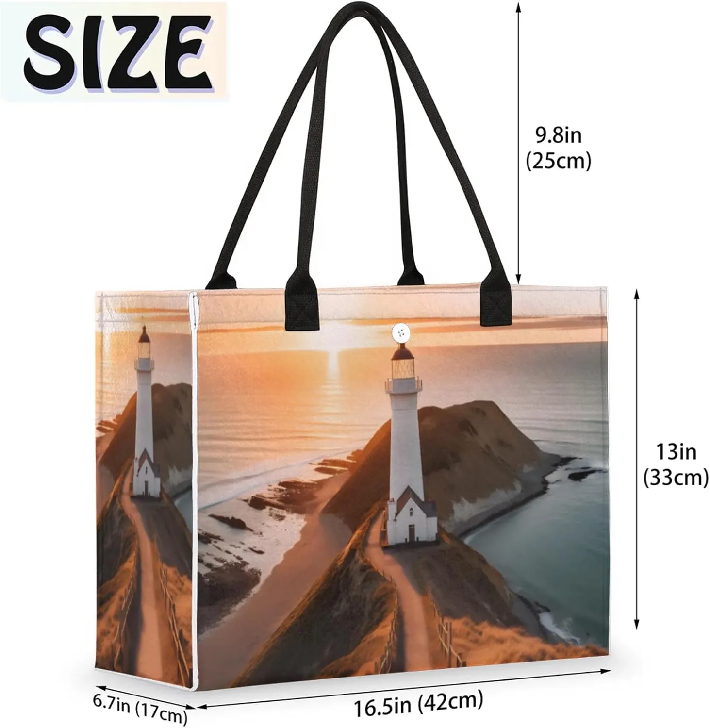 Tote Bag for Women Reusable Canvas Shoulder Bag