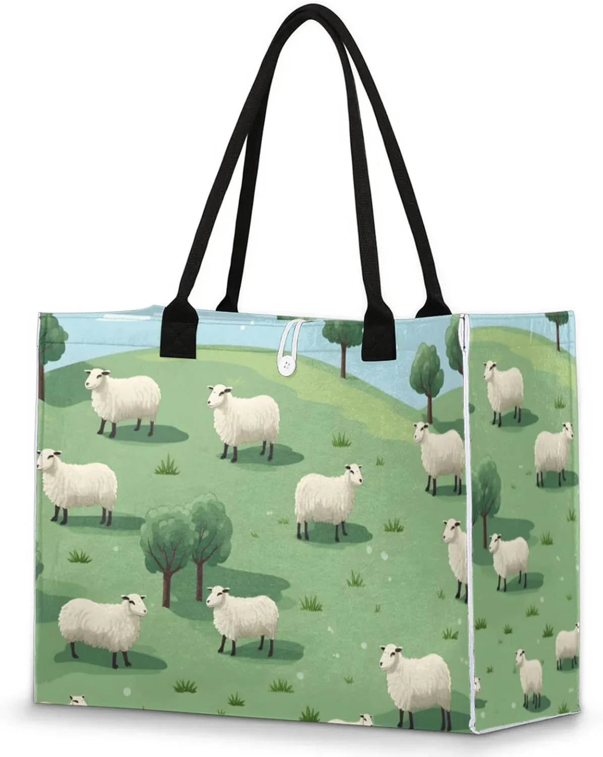 Tote Bag for Women Reusable Canvas Shoulder Bag