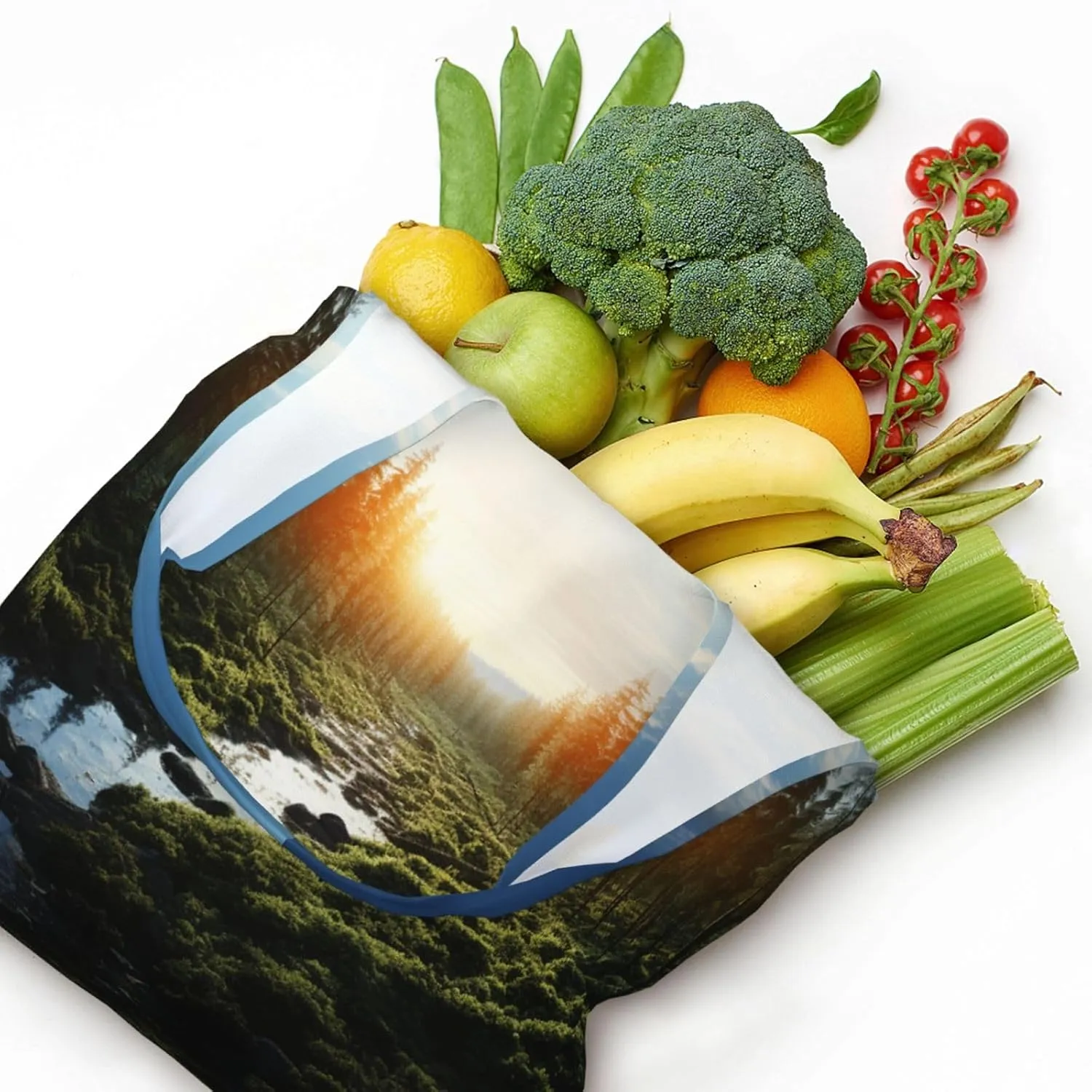Tote Bag for Women Reusable Grocery Bag Canvas Shopping Bag Math question Handbag Foldable Shoulder Bag