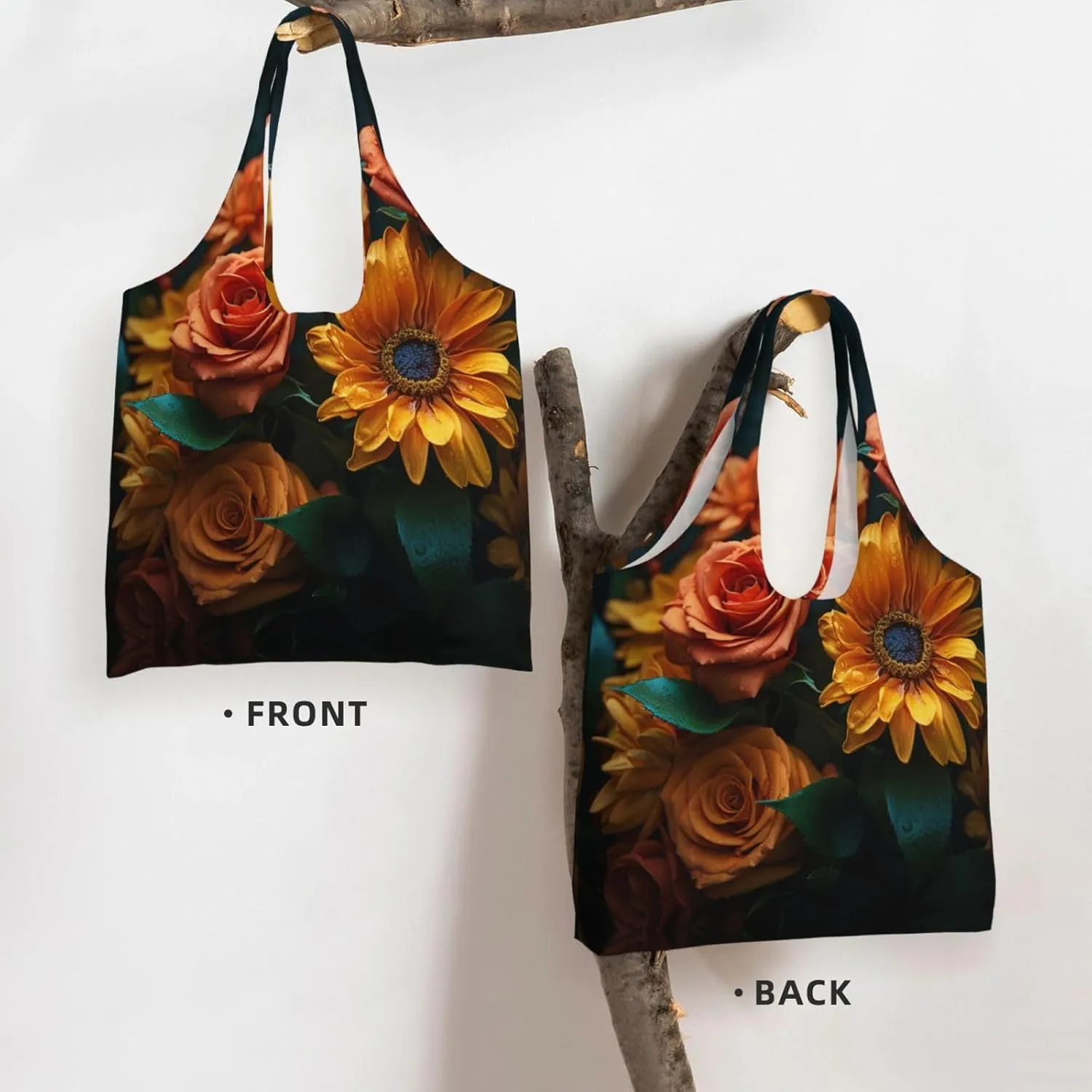 Tote Bag for Women Reusable Grocery Bag Canvas Shopping Bag Universe Starry Stars Handbag Foldable Shoulder Bag