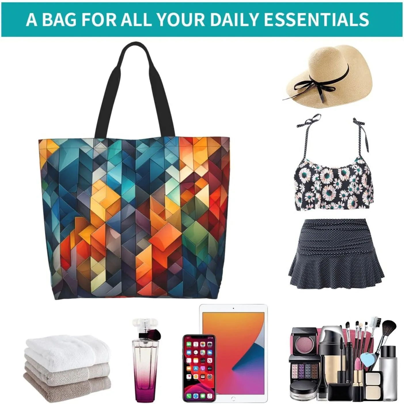 Tote Bag for Women Reusable Grocery Bag Shopping Bag Dalmatian Tote Bags Handbag Foldable Shoulder Bag