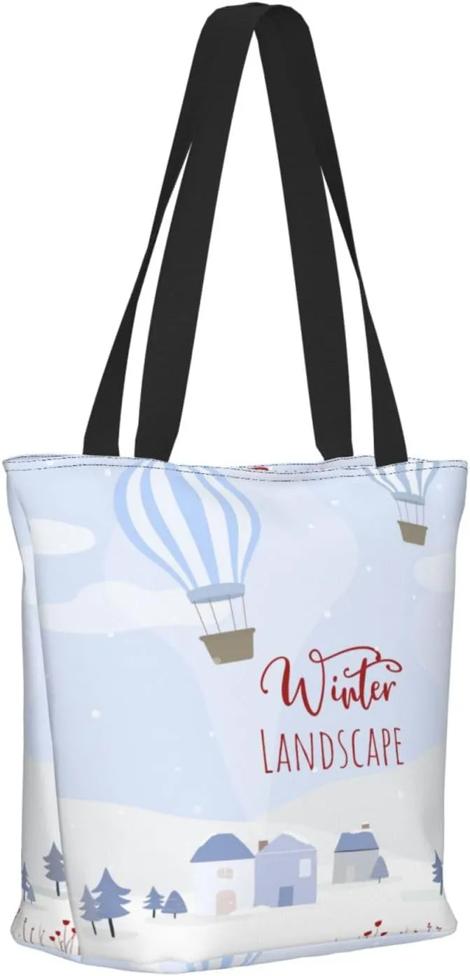 Tote Bag for Women, Skyline New York City Tote Bag, Travel Tote Handbags for Gym