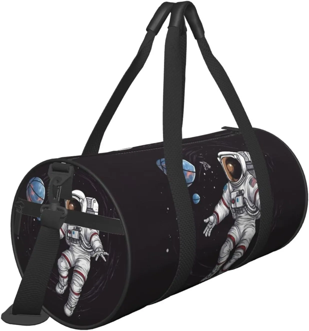 Travel Bag For Women,Astronaut Space Basketball Print Personal Item Duffle Bags,Weekend Travel Duffel Tote Bag,Travel Sport Gym Bag For Men,Airplane Travel Essentials For Flying