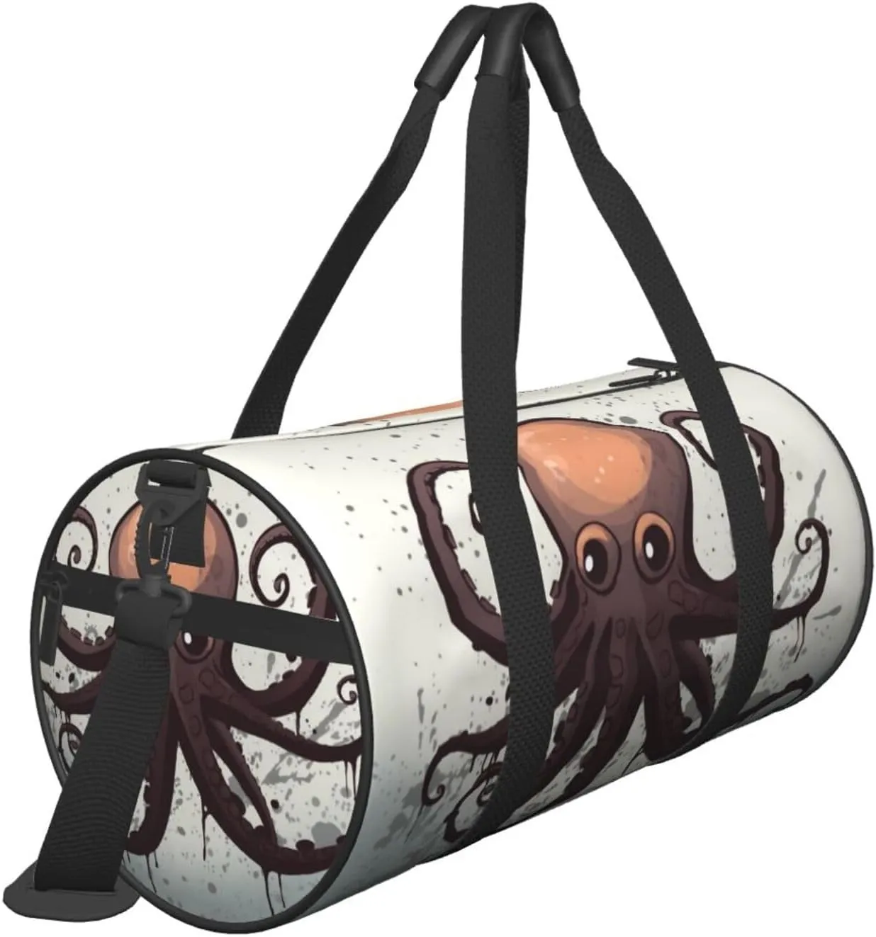 Travel Bag For Women,Octopus Print Personal Item Duffle Bags,Weekend Travel Duffel Tote Bag,Travel Sport Gym Bag For Men,Airplane Travel Essentials For Flying