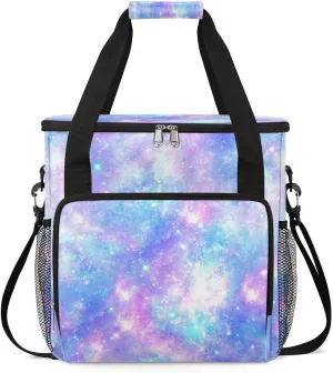 Travel Coffee Maker Carrying Bag Compatible with K-Mini or K-Mini Plus, Universe Galaxy Pattern Single Cup Coffee Maker Travel Bag Portable Storage Bag with Shoulder Strap