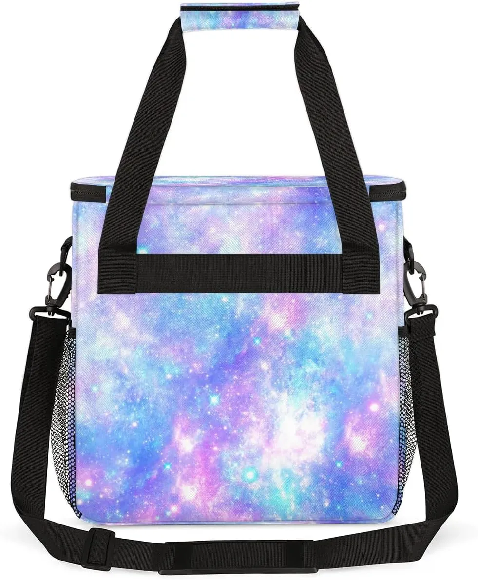 Travel Coffee Maker Carrying Bag Compatible with K-Mini or K-Mini Plus, Universe Galaxy Pattern Single Cup Coffee Maker Travel Bag Portable Storage Bag with Shoulder Strap