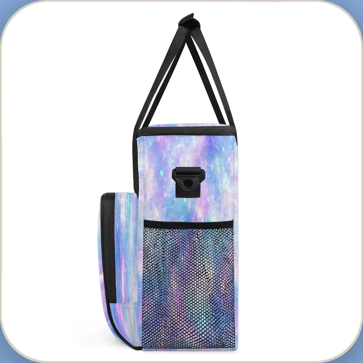 Travel Coffee Maker Carrying Bag Compatible with K-Mini or K-Mini Plus, Universe Galaxy Pattern Single Cup Coffee Maker Travel Bag Portable Storage Bag with Shoulder Strap