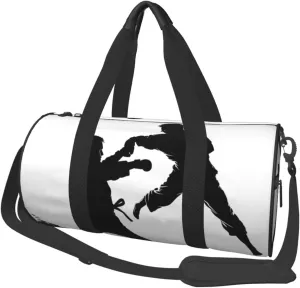 Travel Duffle Bag Kickboxing Weekender Bags For Women Large Capacity Travel Overnight Bags Foldable Carry On Tote Bags Lightweight Sport Gym Bag For Travel/Gift