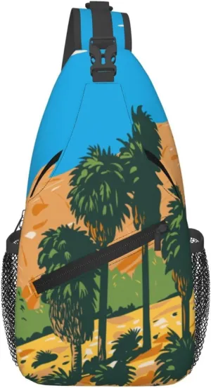 Trees On A Barren Hill Crossbody Bags For Women Men Chest Backpack Gym Shoulder Bag Travel Outdoor Sports Casual Crossbody Bags