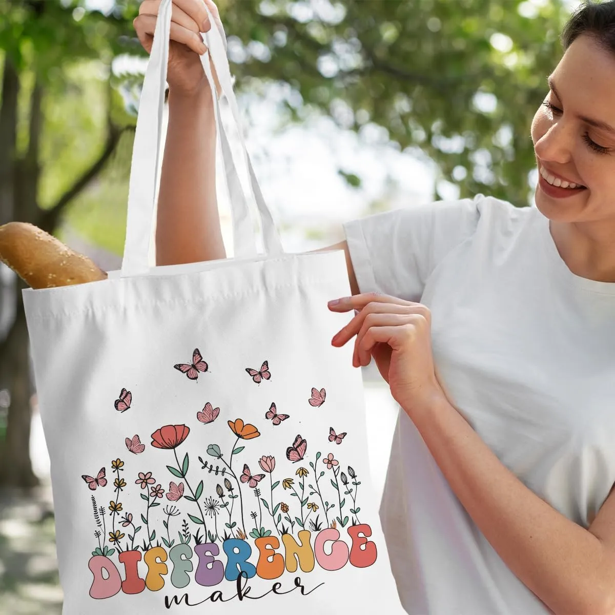 Turtle Gifts Shark Gifts Tote Bag, Hedgehog Horse Gifts for Women Girls, Animals Reusable Grocery Bag Shopping Bag