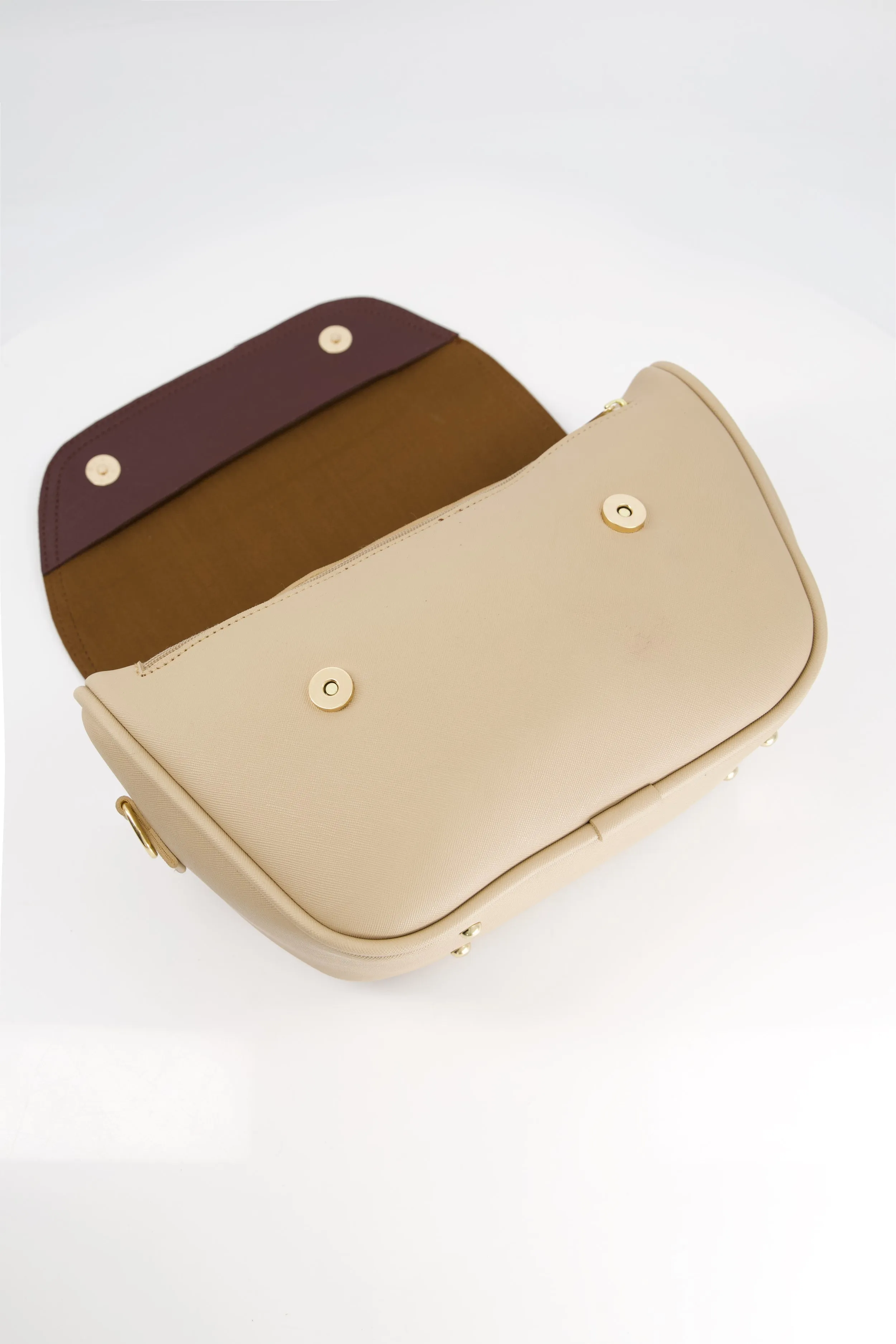 Two-Tone Crossbody Bag