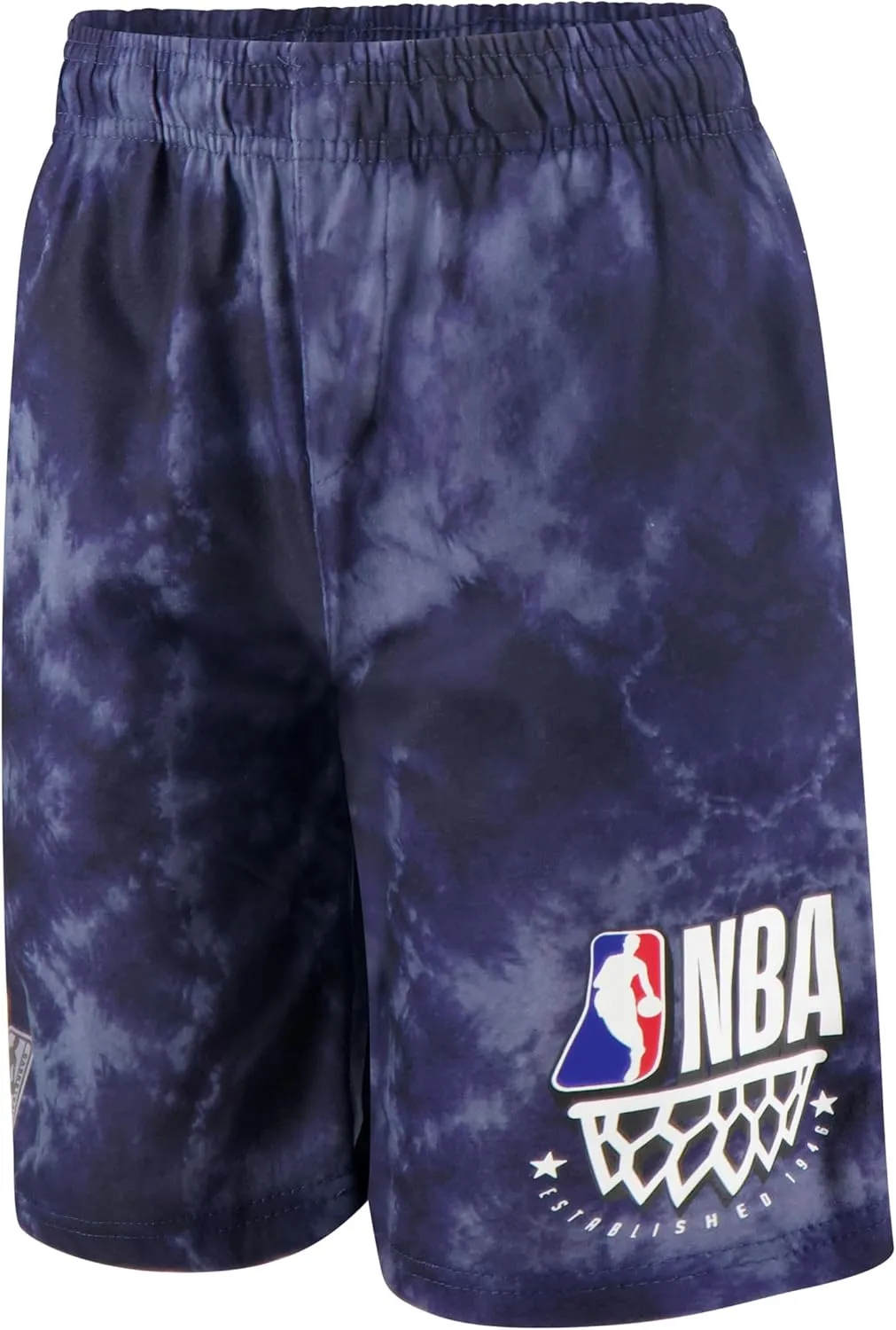 Ultra Game Youth NBA Official Soft Cotton Shorts with NBA Official Logo, Navy