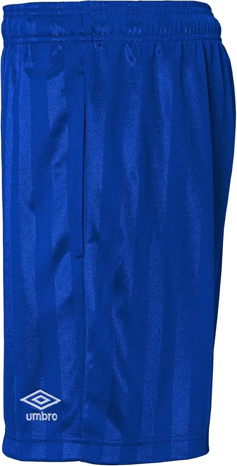 Umbro Boy's Youth (8-18) Nylon Striped Striker Soccer Shorts, Color Options