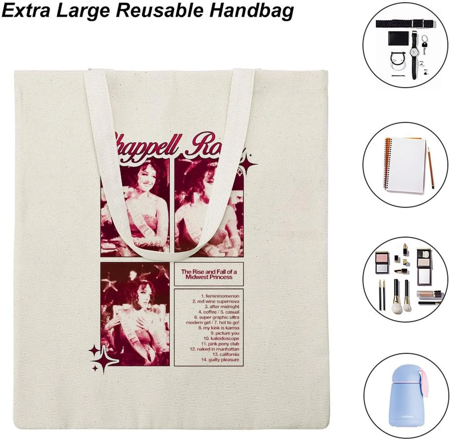 Unisex Casual Reusable Shopping Bag Durable Handbag